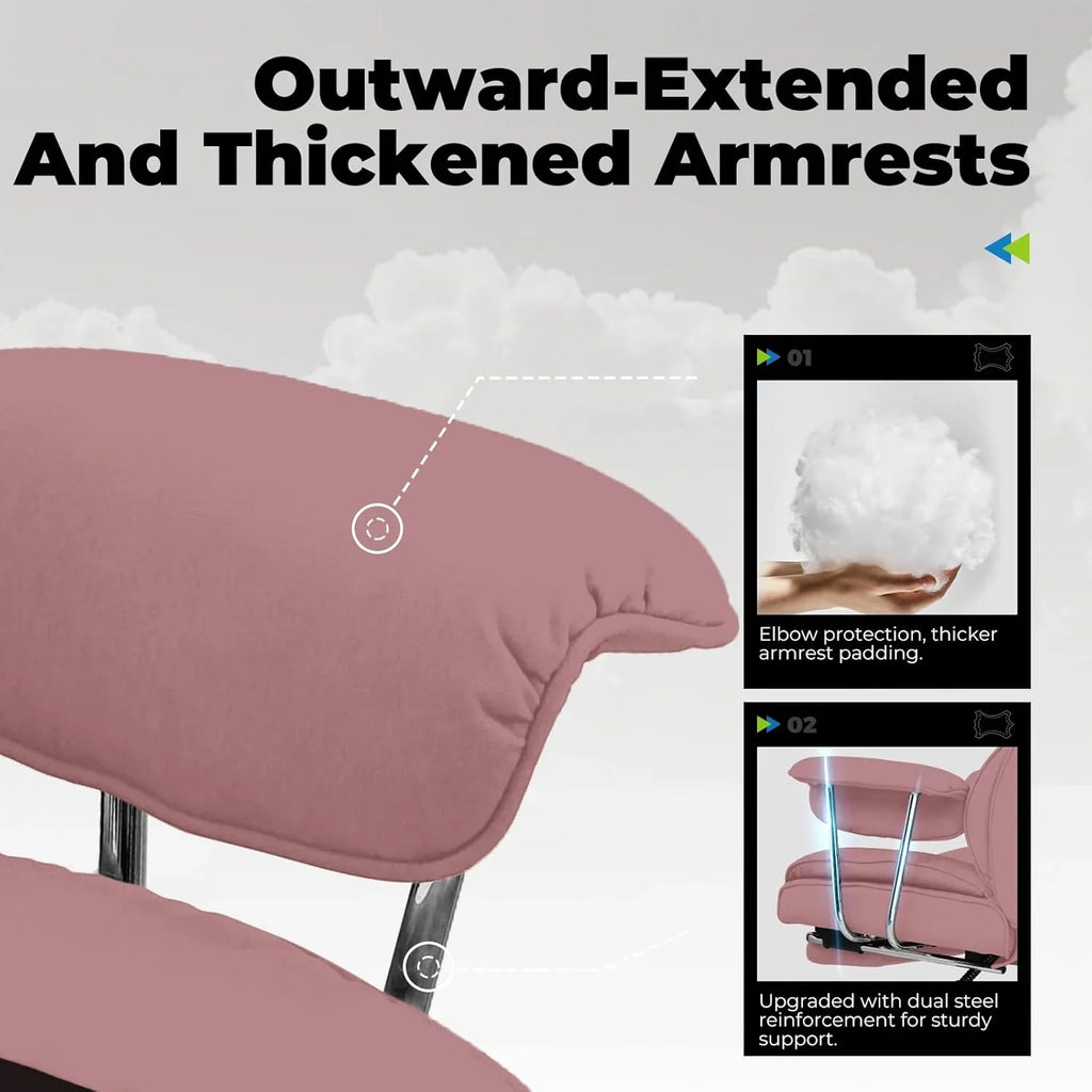 Grande chaise de bureau à dossier haut, chaise de jeu en cuir à dossier haut avec repose-pieds