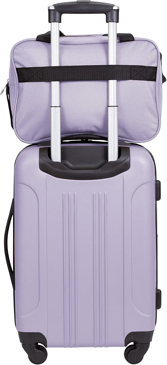 Valises de voyage rigides, lilas, lot de 4