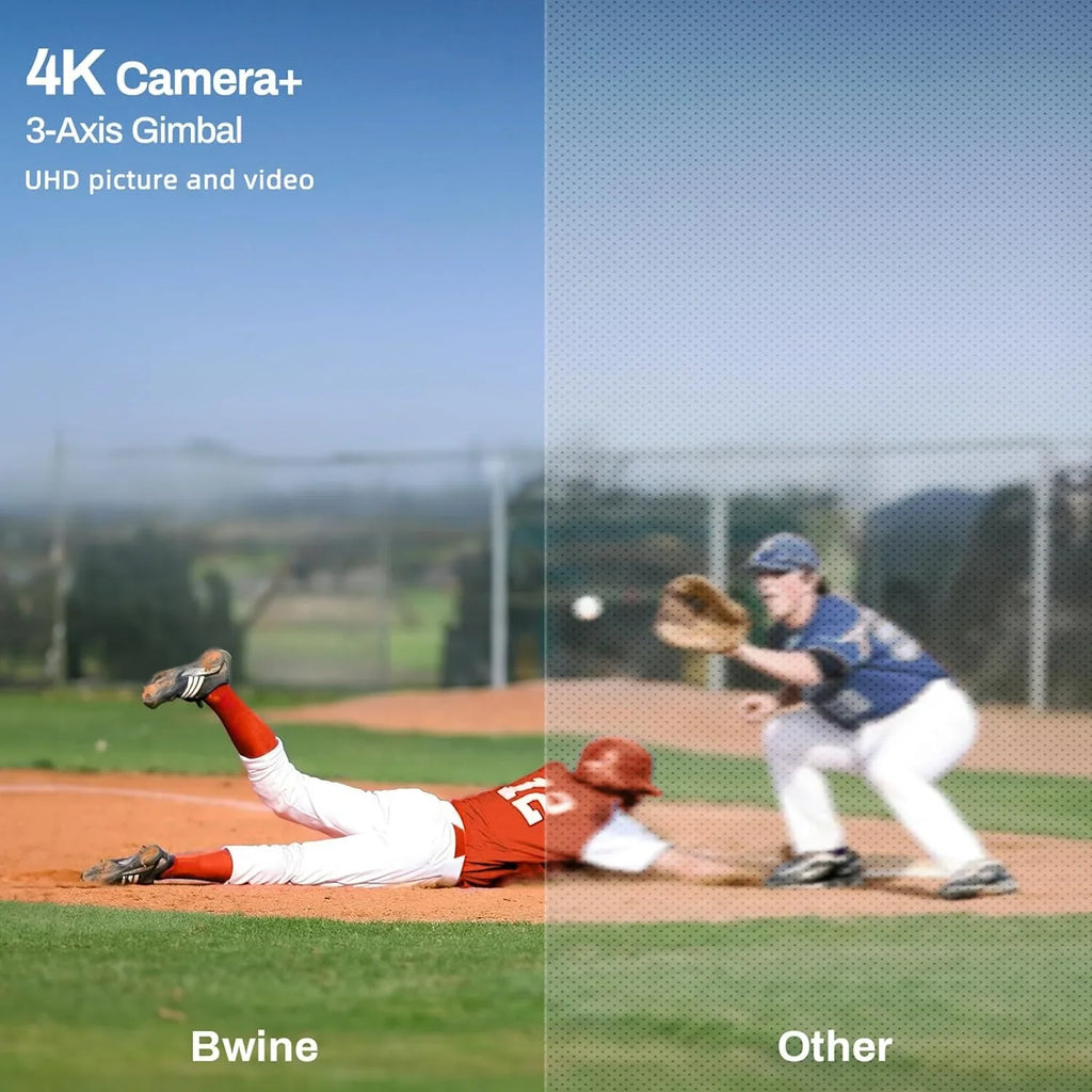 Drone de caméra spécifique pour adultes avec photographie aérienne 4K UHD, cardan 3 axes et contrôle à 10 000 pieds