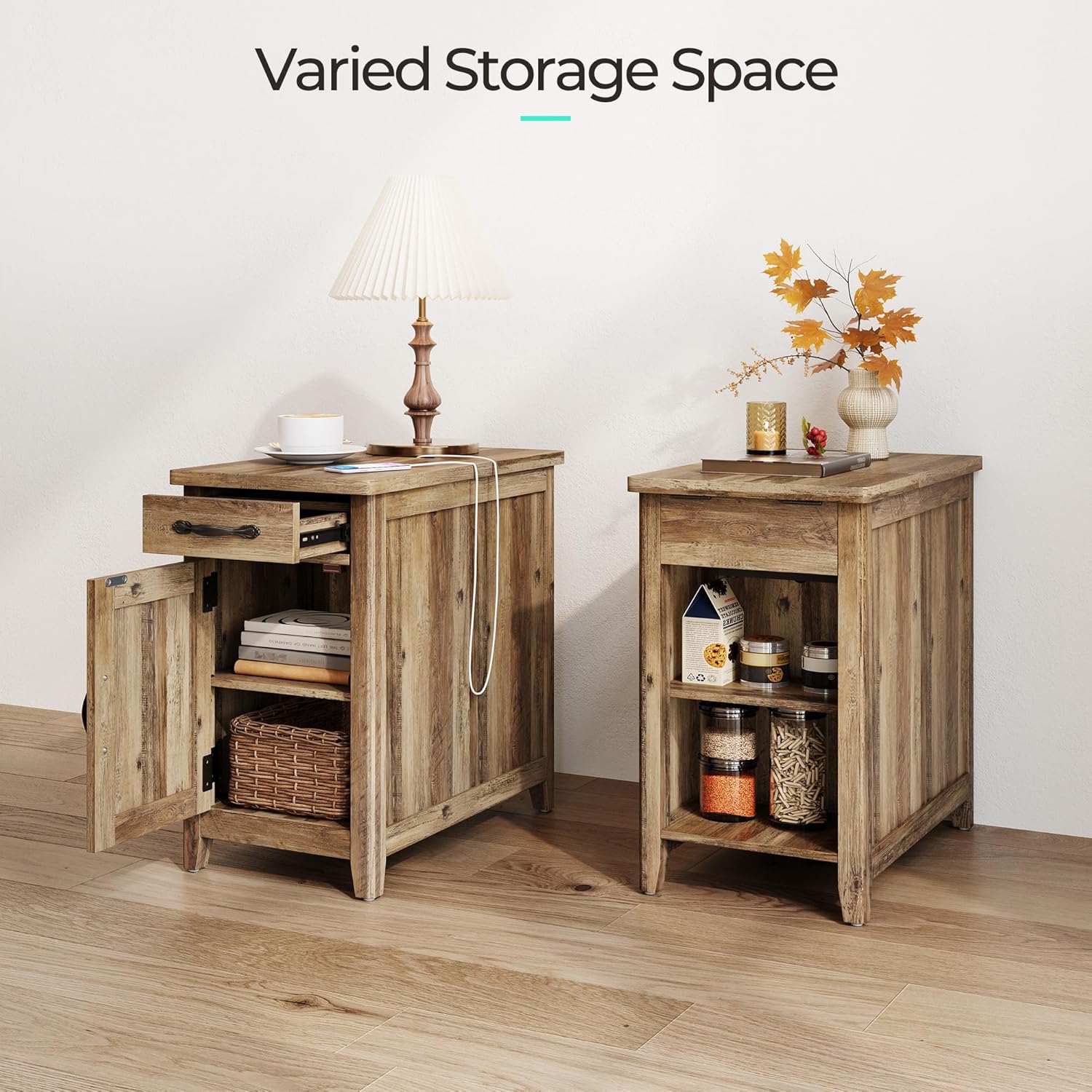 Table d'appoint de ferme Table d'appoint étroite Petite table de chevet