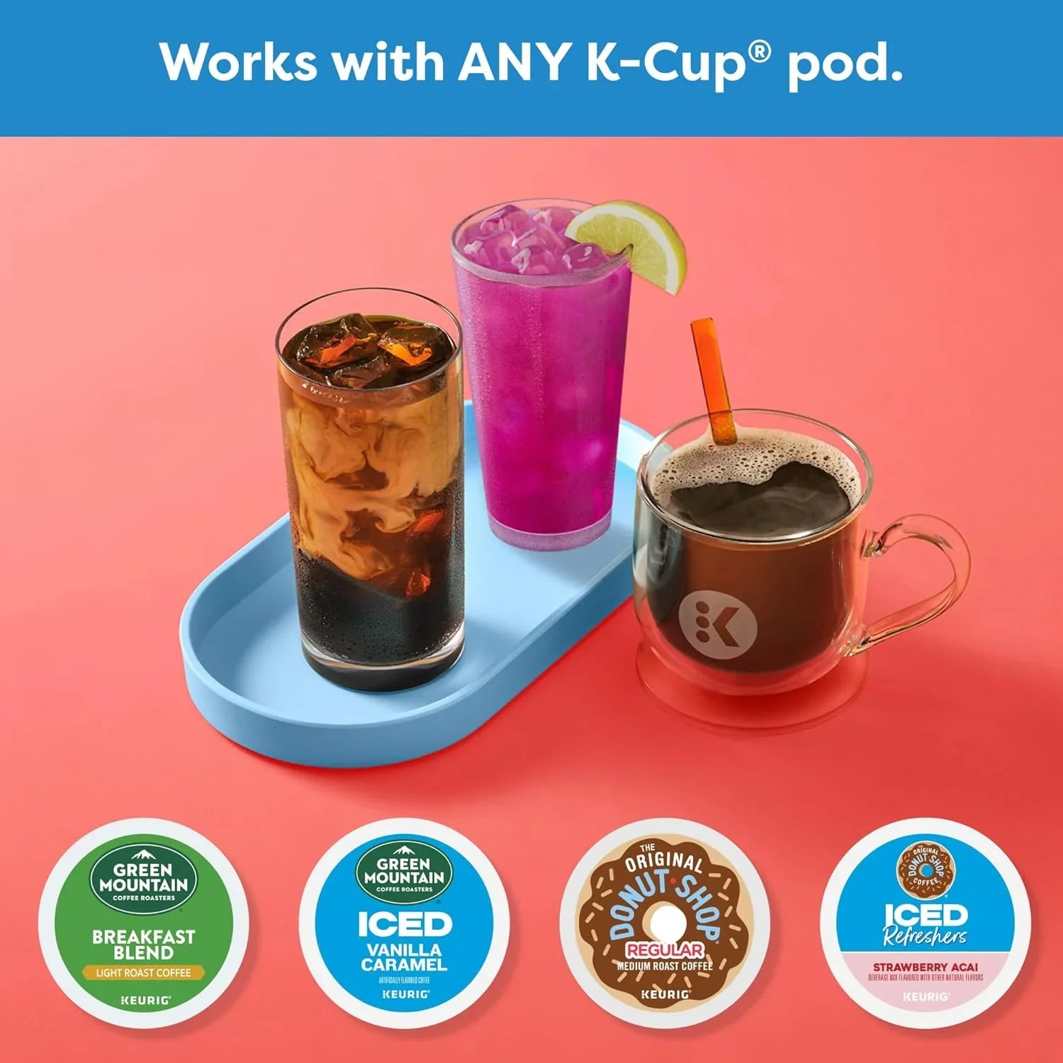 Capsules K-Cup individuelles pour cafetière K-Iced