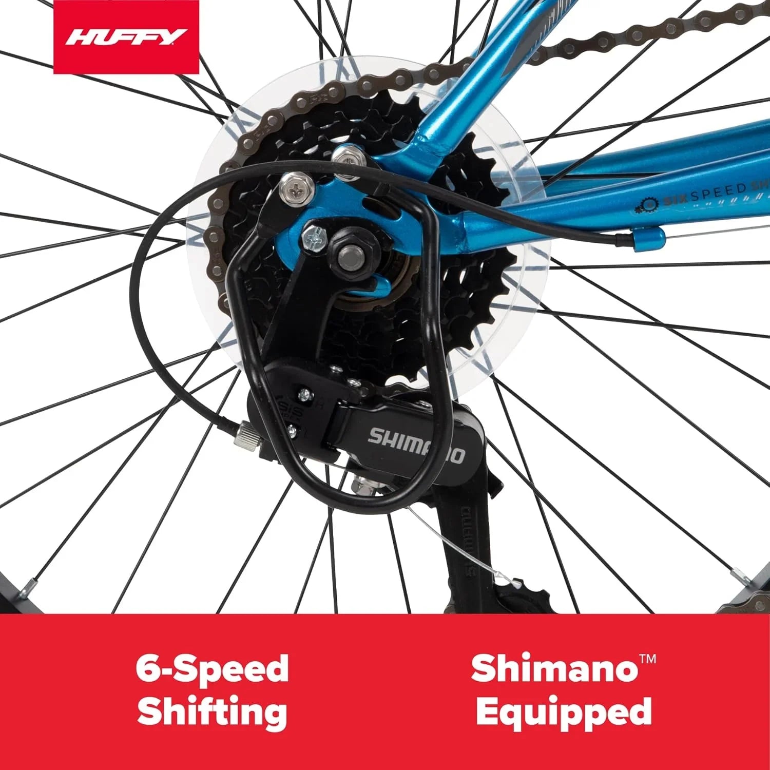 VTT semi-rigide Huffy Stone Mountain, pour garçons/filles/hommes/femmes, tailles 20"/24"/26"