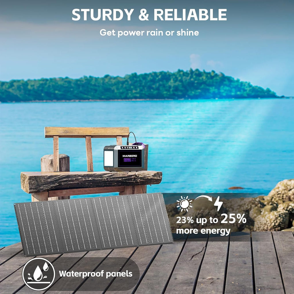 Centrale électrique portable 88 Wh, générateur solaire au lithium pour camping, charge rapide avec prise secteur, batterie externe de 120 W de pointe