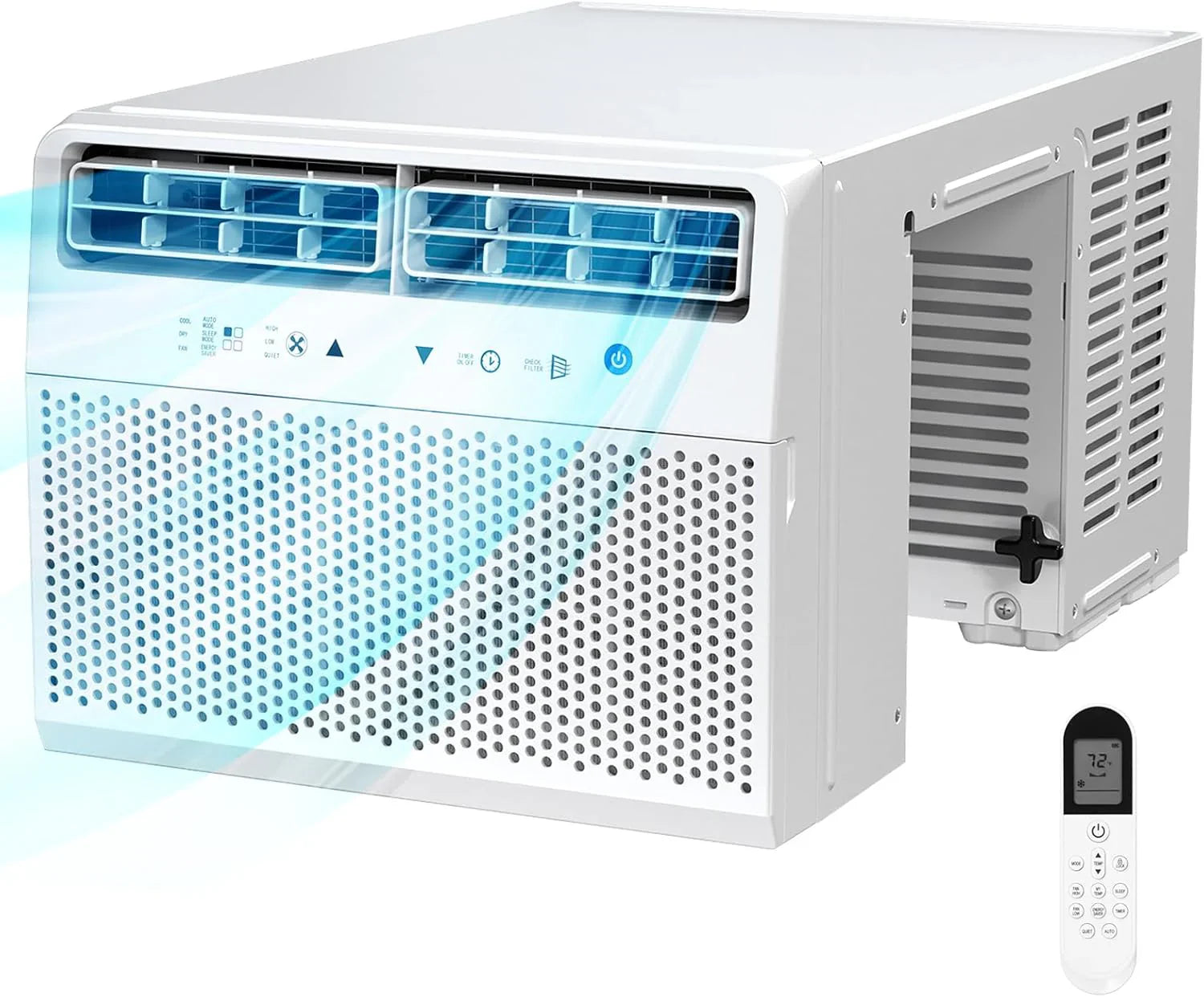 Climatiseur de fenêtre en U NJStar 12 000 BTU ultra-silencieux