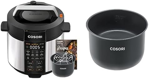 Autocuiseur COSORI 6 pintes, appareil de cuisine multifonction instantané 9 en 1, conception de ventilation plus sûre, cuiseur à riz, marmite à cuisson lente, sous vide, sauteuse, 1100 W, acier inoxydable