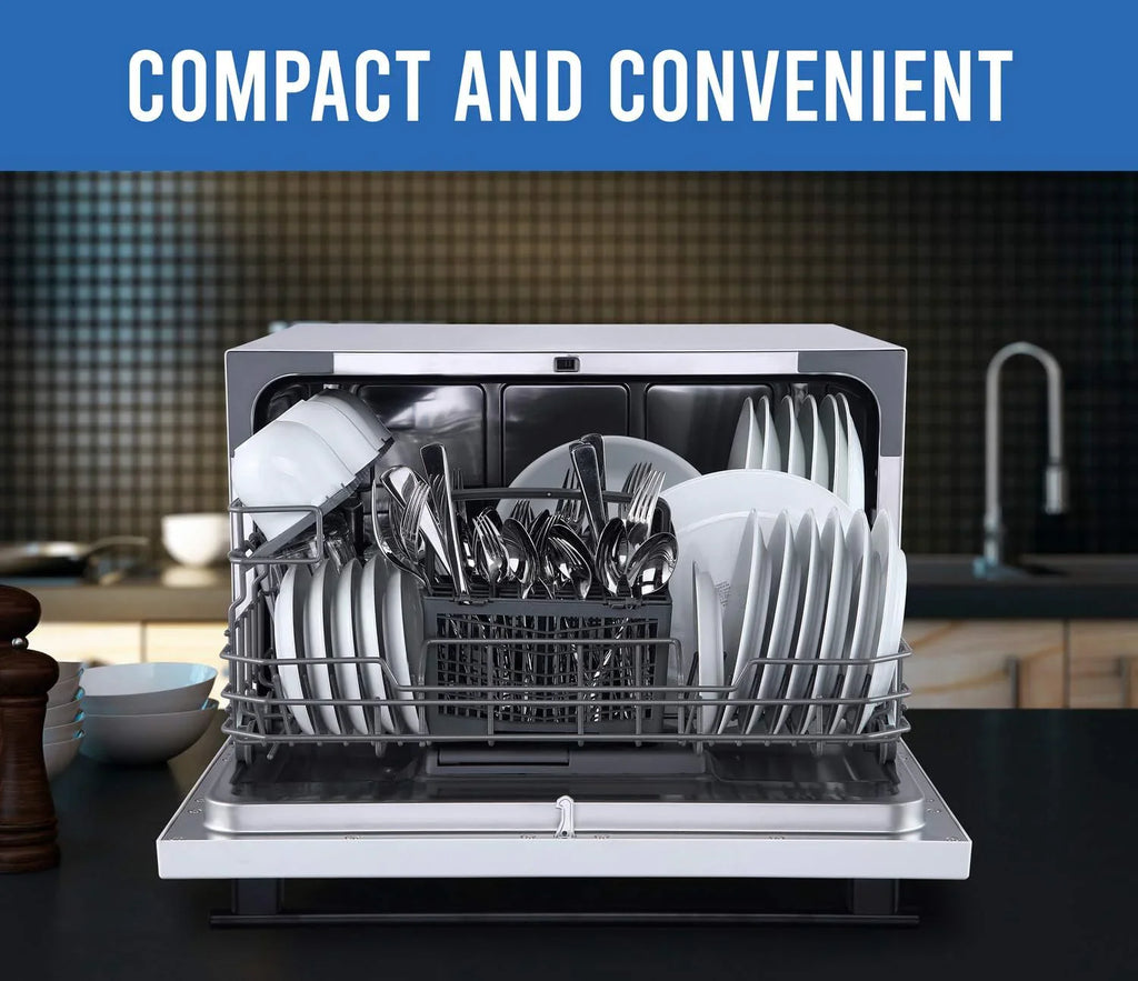Lave-vaisselle compact Farberware 6 postes - Mini lave-vaisselle de comptoir portable