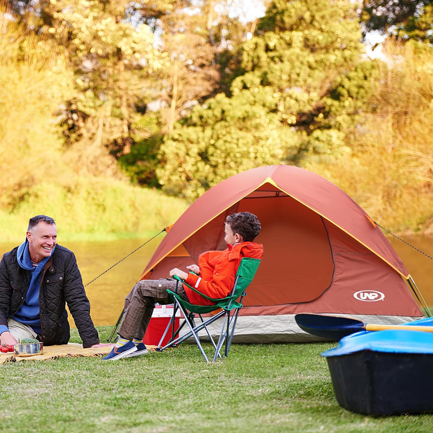 Tente de camping dôme 2/3/4/6 personnes, portable, pour l'extérieur et la randonnée, plage
