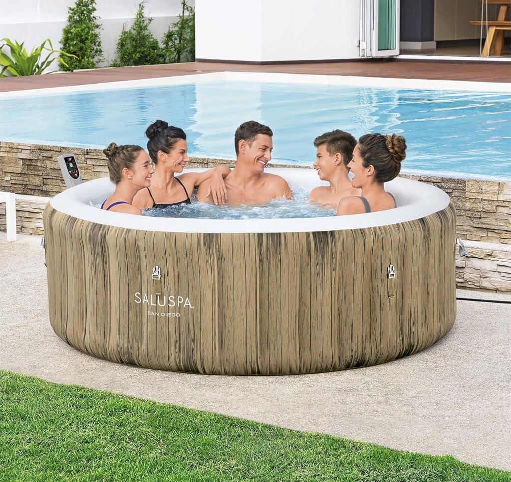 Spa gonflable Bestway SaluSpa Miami EnergySense AirJet (180 x 66 cm) | Spa portable avec 2 housses