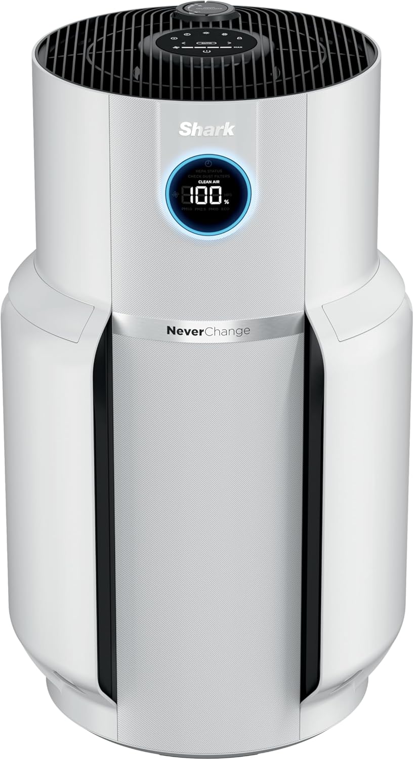 Purificateur d'air Compact Pro avec filtration HEPA longue durée, pour squames d'animaux, poussière, fumée, allergènes, jusqu'à 250 pi².