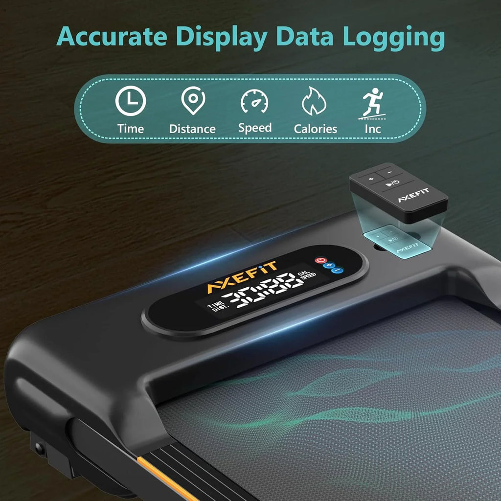 Tapis roulant portable 2,5 CV avec tapis de marche incliné, panneau et télécommande, tapis roulant 4 en 1, capacité de 120 kg