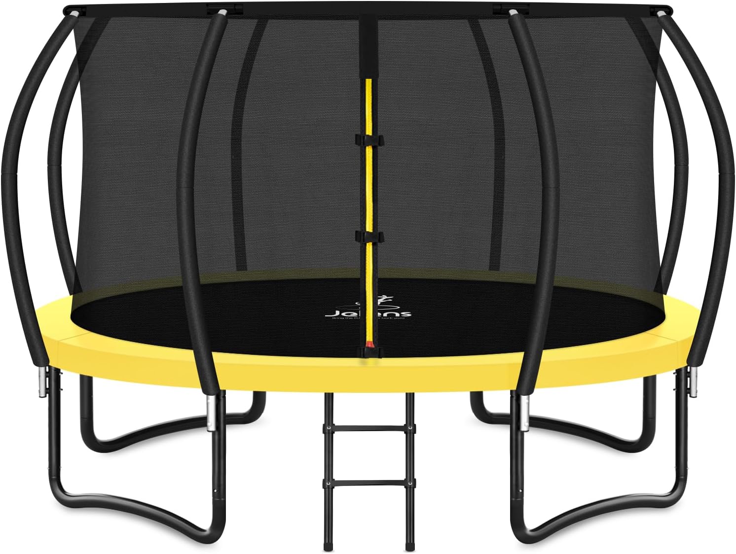 Trampoline Trampoline de loisirs avec filet de clôture et échelle, trampoline d'extérieur antirouille pour enfants et adultes