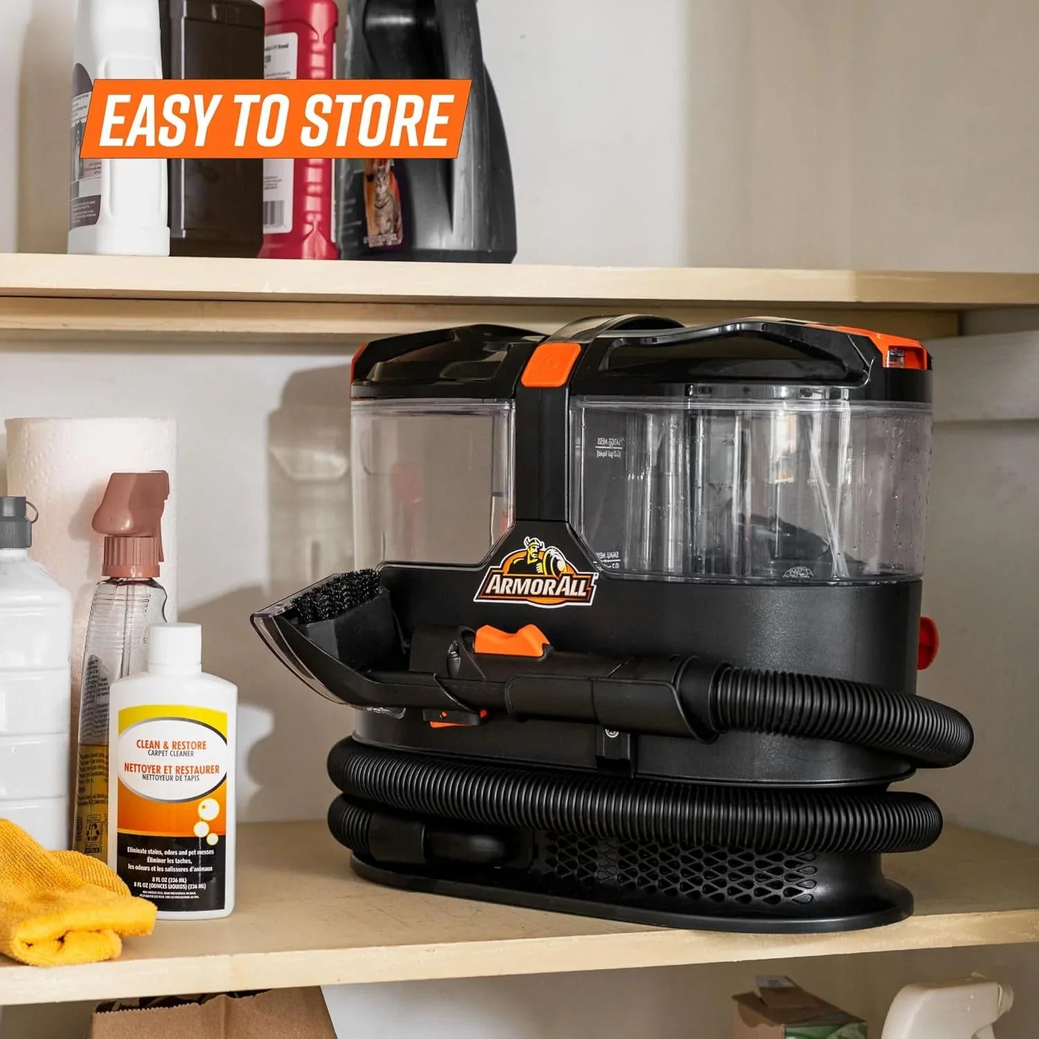 Nettoyeur de taches portable Armor All SCA702 901 pour le nettoyage des voitures, des tapis et des tissus d'ameublement