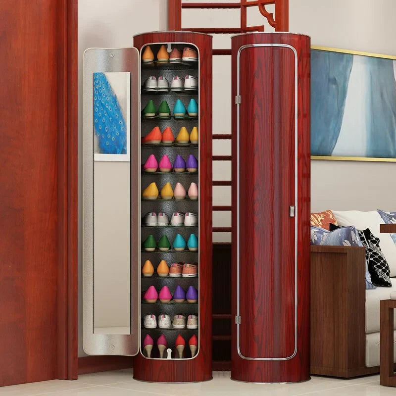 Armoire à chaussures rotative de désinfection multicouche de grande capacité