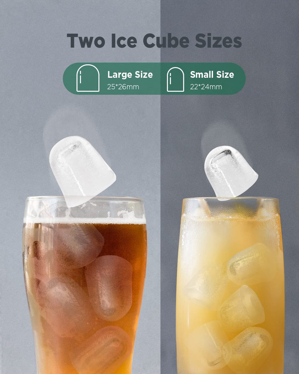 Machine à glace à mâcher Silonn avec fonction autonettoyante