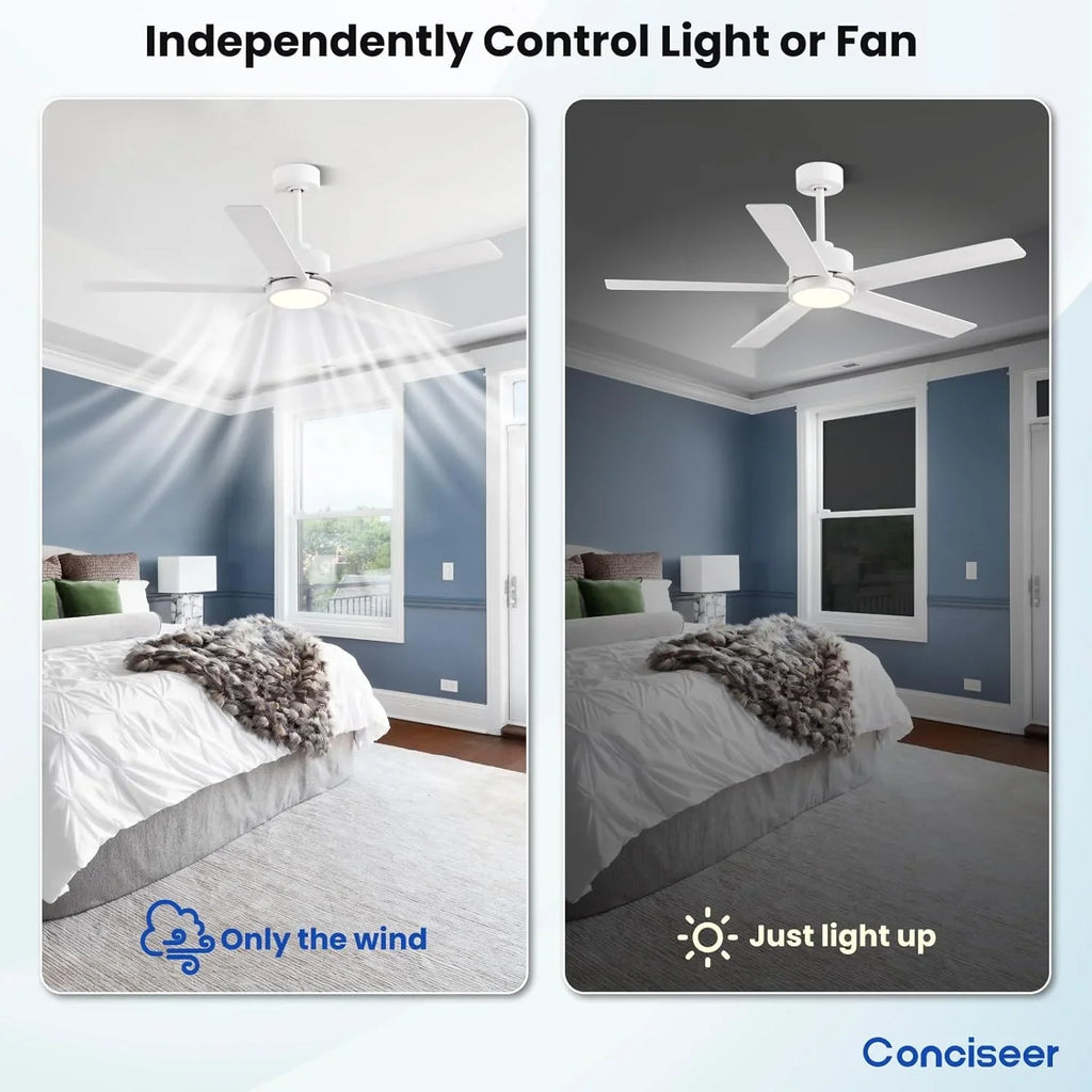 Ventilateur de plafond moderne 72 pouces chambre salon bibliothèque café extérieur/industriel