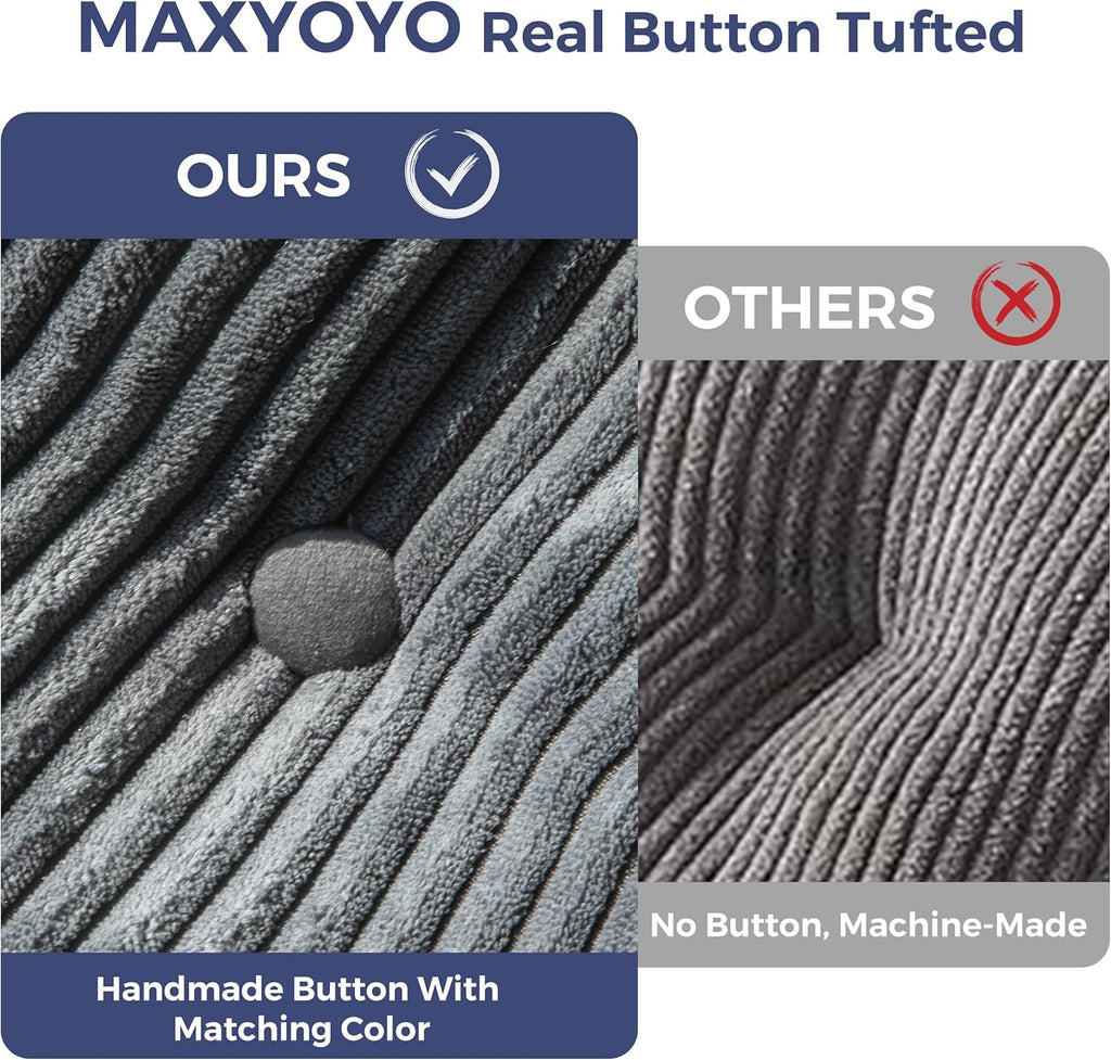 Canapé-lit pliant MAXYOYO, fauteuil convertible avec oreiller, matelas pliable avec support dorsal, fauteuil-lit pliant portable