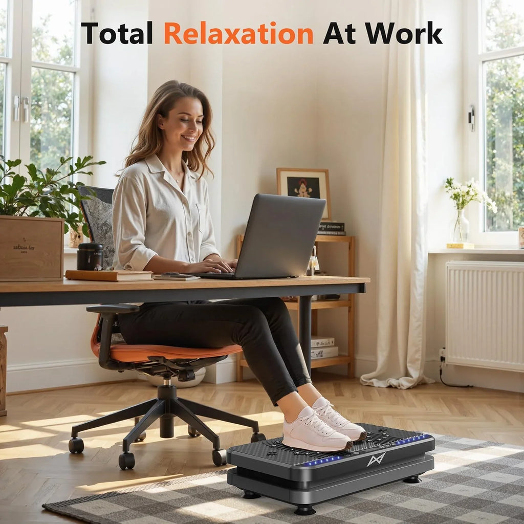 Plateforme de fitness à plateforme vibrante AXV Convient aux hommes et aux femmes pour perdre du poids et brûler les graisses à la salle de sport