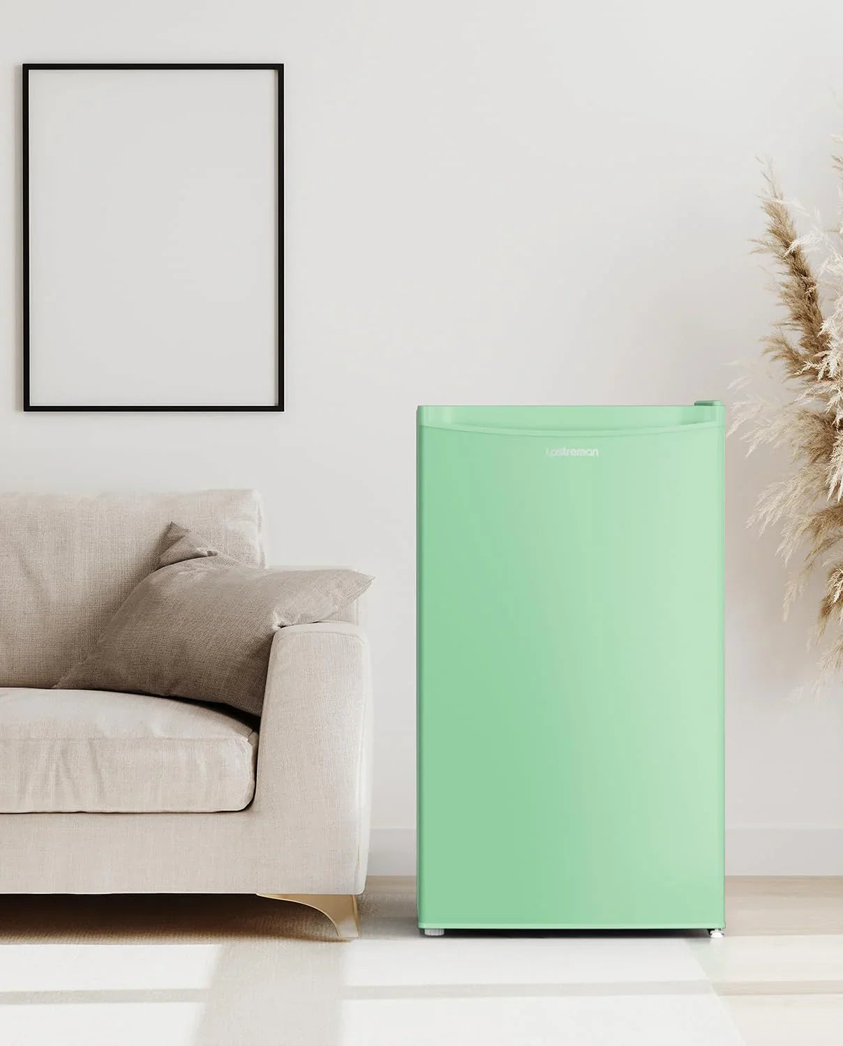 Mini-réfrigérateur Upstreman de 3,2 pieds cubes avec congélateur, mini-réfrigérateur à une porte, réfrigérateur de dortoir