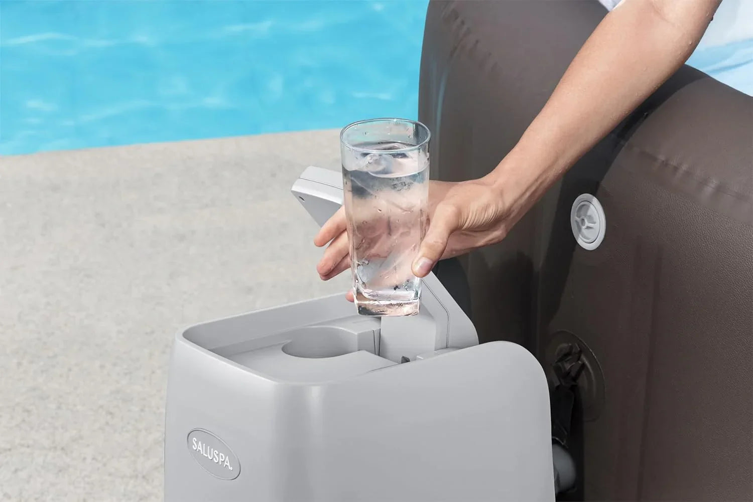 Spa gonflable Bestway SaluSpa Miami EnergySense AirJet (180 x 66 cm) | Spa portable avec 2 housses