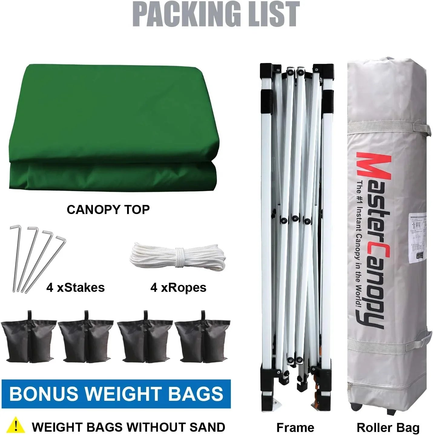 Tente pop-up robuste avec sac à roulettes (10 x 10, noir)